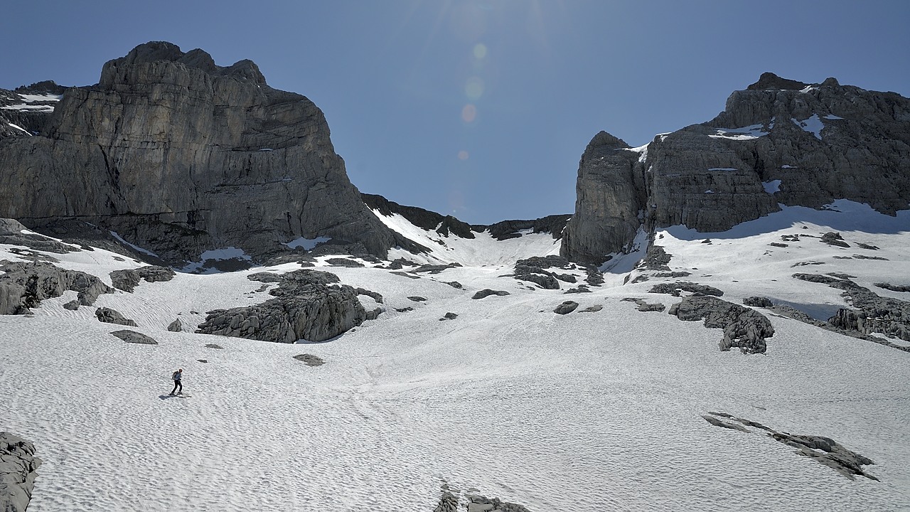 120602-105615.jpg - Descente du Col des verts, Pointe perce, pointe des Verts